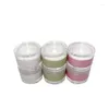 Storage Bottles 2 In 1 Plastic Pink Frost WhiteTravel Cosmetic Jar Makeup Container Bottle Vial Face Cream Sample Pot Nail Art Gel Mask Pack