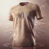 3 نجوم الأرجنتين الكلاسيكية الرجعية كرة القدم قمصان التذكارية 2023 الرجال Kids Kit Maillots de Foot Maradona Dybala Messis Mac Allister قميص كرة القدم الخاص