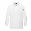 Mannen Cake Shop Cafe Pastry Chef Kostuum Frans Restaurant Hotel Chef Uniform Keuken Kantine Kok Werk Lg Mouw Jasje p5Hw #