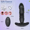 Andere massageartikelen Indrukken van de vibrerende anaalplug, draadloze afstandsbediening voor mannelijke, valse penis, prostaatstimulator, bilstimulator, seksspeeltje Q240329