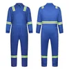 Hi Vis Arbeitsoverall, Autoreparatur, Werkstatt, Schweißanzug, Mechaniker-Uniform, Kohlebergmann, Mariner, Porter, Overall, reflektierender Sicherheitsanzug x6yK #