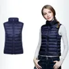 ultra Thin Down Jacket Light Warm Waistcoat Female Sleevel Cropped Puffer Jacket Vest Lining Woman Winter Coat Spring 2023 p2fK#