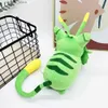 Animaux en peluche en peluche 2024 Nouveau gnarpie découvre l'internet Cat vert en peluche poupées en peille