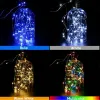 LED USB Fairy Lights Copper Wire String Lights Garland Night Lamp Home Room Indoor Bedroom Wedding Holiday Christmas Decoration