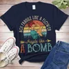 Nie kruche jak kwiat frygile bomba bomby t koszula feministka żeńska vintage boho tshirts praw do kobiet equlity tops 240329