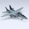 1/100 US Navy F-14 Tomcat Skeleton Fighter Plane Model Diecast Military Airplane Models for Collections and Gift