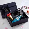 Neue 2024 Geschenkbox Weihnachten Schwarze Welt Cover minimalistischer kreativer Schal Parfüm Lippenstift Geburtstagsbox für minimalistische Schal -Set