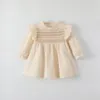 enfants bébé filles robe abricot vêtements d'été tout-petits vêtements bébé enfants filles violet rose robe d'été P3iW #