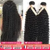 Indian Kinky Curly Bundles ludzkie włosy tkanie naturalny kolor 1 // 3/4 Zajmuje się Jerry Curly Human Hair Extensywki hurtowe