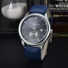 New Business Steel Belt 2 Pin Half Fashion Men's Universal Pointer Watch