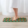 Dywany qbert grę wideo multi kolorowe blokaty bez poślizgu dywan draperat do sali do kąpieli dywan wejściowy dywan podłogowy