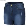 Женские шорты, женские джинсовые летние женские костюмы с высокой талией, потертые рваные джинсы с бахромой, популярные с карманами, kot Pantolon 240329
