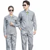 work Clothing Men Workshop Factory Reflective Strip Safety Work Coverall Wear-resistant Tooling Wholesale Auto Repair Uniforms w68e#