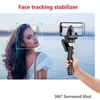 Selfie Monopods 360 Rotação Após o modo de disparo Gimbal Stabilizer Selfie Stick Tripé gimbal para iPhone Phone Smartphone fotografia ao vivo 24329