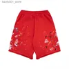 Męskie szorty męskie ograniczone krótkie spodenki Summer Swim Krótki kolan Hip Hop High Street Sports Training Beach Spods Męskie elastyczne taley-XL Q240329