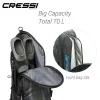 バッグCressi Piovra Long Fin Bags Spear Fishing Equipmentバッグバックパック無料ダイビングスキューバダイビングバッグ断熱クーラーコンパートメント付き