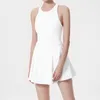 LU – robe de Tennis pour femmes, tenue de Yoga, coussinet de poitrine, short intérieur, robes LL, Golf, Gym, Fitness, pour femmes