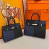 2024 New Palm Pattern Leather Color Block Bag Handbag Genuine Womens Bags