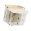 Storage Boxes Qtip Holder With Lid Bathroom Organizer For Drawers Desktop