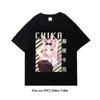 Kaguya Liefde is Oorlog Japanse Anime T-shirt Grafische Zomer T-shirt Streetwear Casual Plus Size Cott T-shirt vrouwen Mannen B0Vj #