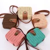 Shoulder Bags Straw Bales Woven For Women Idyllic Handbags Sweet Bag Satchel Rattan Beach Messenger