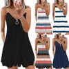 Mini Dr Femmes Sexy Solide Col V Backl Strap Dr Summer Beach Tenues Casual Sleevel Vacances Sundres Robes 2024 b7Wq #