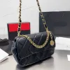 Złoty monety designerskie torba kwadratowa Małe torby krzyżowe klasyczne mini torba na ramię w torebka crossbody