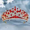 bröllop krona kristall brud rhineste tiaras och kronor för kvinnor hår accores brud hår smycken party headpiece gåva o5hy#