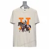 プラスサイズのコットサイズのTシャツの女性TシャツフランスTシャツharajuku luxury brand tee printe fi wadies半袖K24j＃