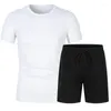 Survêtements pour hommes homme été respirant séchage rapide ensemble de survêtement Shorts Ensembles Sport T-shirt à manches courtes hommes vêtements