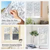 Window Stickers JUNSNAG Glass Sticker Privacy Film Decorative For Home Opaque Static Clipping Windows Doors Sun Blocking T