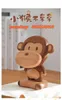 Hooks Creative Gift Monkey BUNANA Universal Portable Solid Wood Cell Phone Racks Desk Stand Holder For Mobile Home Accessories