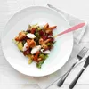 Учебные посуды наборы 6 ПК -вилочные вилки декор салат из деликатный десерт из нержавеющие фрукты из нержавеющей стали