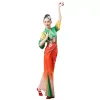 chinese Traditial Dance Costume Fairy Folk Dr Elegant Umbrella Natial Yangko Dance Suit Classical Fan Dance Stage g4fE#
