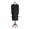 Costumes pour hommes manteau en laine laine veste mince à simple boutonnage décontracté fête coupe-vent personnalisé longue hiver homme choix offres manteaux