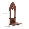 Candle Holders Stands Pillar Candles Portable Holder Household Desktop Centerpiece Wood Candlestick