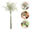 Decorative Flowers 10 Pcs Artificial Plant Decoration Leaves Stems Flower Arrangements Centerpiece Fake Simulated Plants Decorations