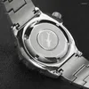 Orologi da polso HEIMDALLR Monster Diving Watch NH36 Meccanico automatico Rivestimento AR Vetro zaffiro Acciaio inossidabile 200M C3 Uomini luminosi