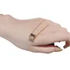 Marka projektantka wysoka wersja van kalejdoskop Naszyjnik damski diamentowy krawędź gęstna gęstna 18 -karatowa różowa złota biała moda
