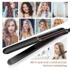 Straighteners 2 In 1 Professional Hair Straightener Flat Irons Straight Curly Hair Ceramic Dual Voltage Curling Irons Negative Ion Hair Curler