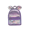 School Bags Children's Fashion Bag Transparent Sequins Cute Princess Bow Backpack Personalized Name Kindergarten Lightweight Snack