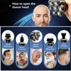 Electric Shavers 5 i 1 Electric Head Shaver for Bald Men 7d Floating Cutter Beard Trimmer Clipper IPX5 Waterproof Shaving USB Wireless laddning 240329