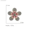 Pins Broches Dmari Vrouwen Luxe Broches Grote Strass Bloemen Kantoor Partij Sieraden Accessoires Voor Kleding Y240329