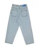 Hip Hop Big Boy Jeans Y2K Pantalons Streetwear Gothique Carto Broderie Rétro Bleu Baggy Jeans Punk Rock Taille Haute Pantalon Large z2RQ #