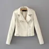 куртка Пальто LG с рукавами Slim Fit Теплые байкерские куртки из искусственной кожи Пальто Байкерская куртка Уличная одежда Q0Ck #
