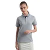 Летняя женская рубашка с лацканами, рабочая одежда с логотипом, униформа для отеля, рубашка поло, комбинезон для официанта, топ Y4CF #