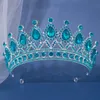 High-End-Luxus Hochzeit Braut Tiara Krone Kristall Diadem für Frauen Haarschmuck Kopf Schmuck Accories E4aQ #