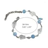 Bracelets de charme Bracelet à chaîne réglable avec pendentif poisson accrocheur pour femmes BX0C