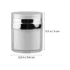 Storage Bottles 3 Pcs Creami Press Jar Lotion Pump Bottle Portable Airless Container Sub Package Multipurpose Travel