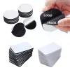 10pcs 60mm 60*40mm Hook and Loop Interlocking Sticky Self Adhesive Fastener Tape Back Coins Hook Loop DIY Carpet Anti Slip Mat